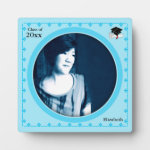 Graduation Photo Frame Plaque Blue Graduation Photo Frame Plaque Blue