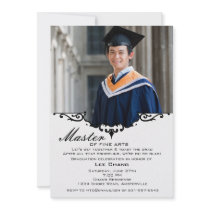 Graduation Photo Mantel Invitation