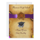 GRADUATION PHOTO TEMPLATE PARCHMENT Wax Seal invitations