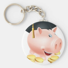 Graduation Piggy bank Keychains