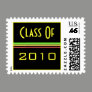 Graduation pink green stripes