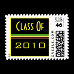 Graduation pink green stripes