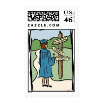 Graduation Postage Stamp by Dmargie1029 Graduation Postage Stamp