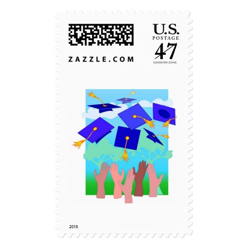 Graduation Postage Stamp Zazzle