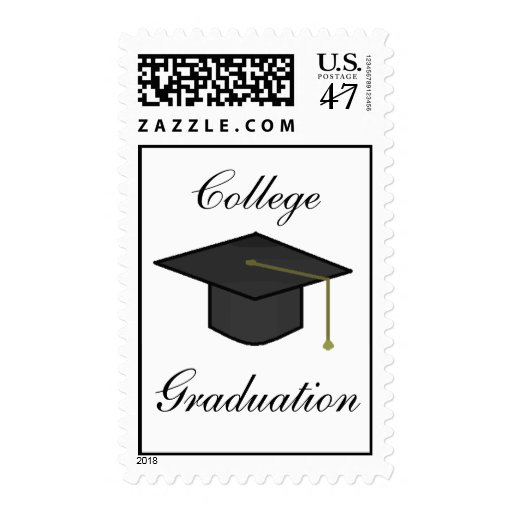 Graduation postage stamps Zazzle