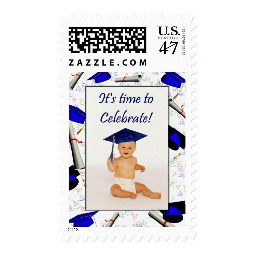 Graduation postage stamps Zazzle