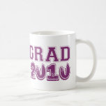 Graduation purple class year 2010 custom photo coffee mugs