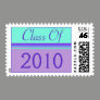 Graduation purple turquoise stripes