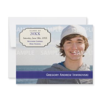Graduation Ribbon Invitation invitation