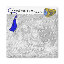 Graduation Ring BLUE magnets