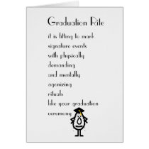 Graduation Rite Greeting Card
