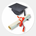Graduation Round Sticker
