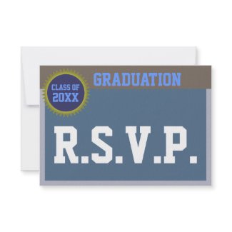 Graduation RSVP Card invitation