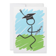 Graduation Runner Grad Party, Cross Country, Track zazzle_invitation