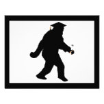 Graduation Sasquatch Custom Invitation