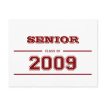 Graduation Senior Class of 2009 Postcards