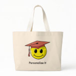 Graduation Smiley Face Bag