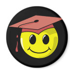 Graduation Smiley Face Stickers Refrigerator Magnets