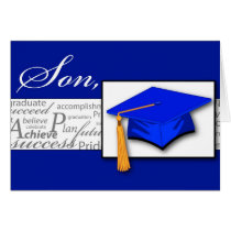 Graduation Son Hat cards