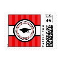 Graduation Stripes (Red) Stamps
