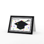 graduation thank you card, graduation, thank you,