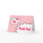 Graduation Thank You Class of 2011 Pop Art Card