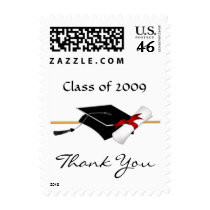 Graduation Thank You Custom Postage Stamps by class_of_store Graduation Thank You Custom Postage Stamps