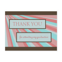 Graduation Thank You III postcards by patricklori Graduation Thank You III postcards