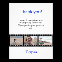 Graduation Thank You Photo Note Card Filmstrip invitations