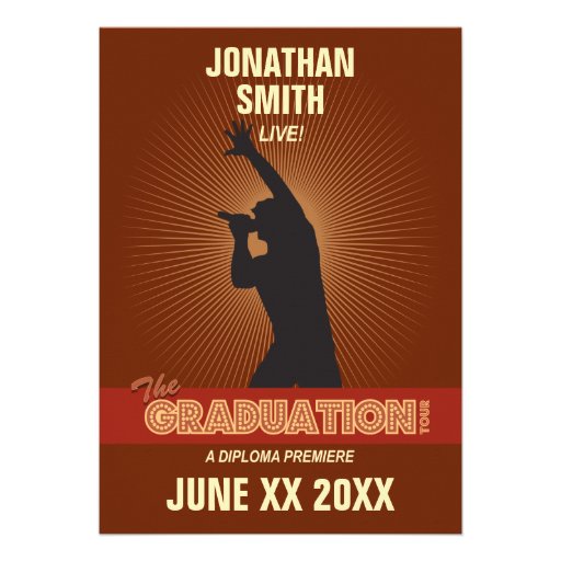 Graduation Tour Invitation (guy)