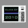 Graduation turquoise purple stripes