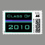 Graduation turquoise purple stripes