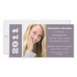 Graduation Year Invitation-plum photo cards