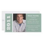Graduation Year Invitation-teal photo cards