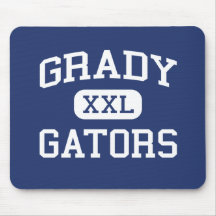 Grady Gators Middle School Houston Texas Mousepad