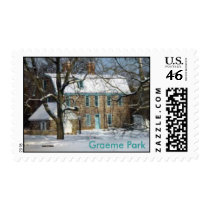 Graeme Park in the Snow postage
