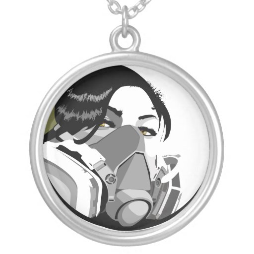 Graf mask necklace
