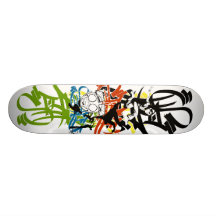 Graf sk8board del estilo patineta personalizada