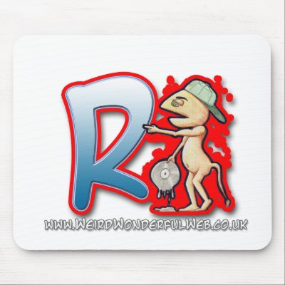 letter r in graffiti. Graffit Letter R mouse mat