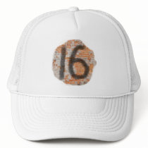 Graffiti 16th Birthday Gifts Trucker Hats