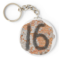 Graffiti 16th Birthday Gifts Key Chains