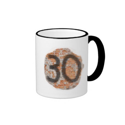 Graffiti 30th Birthday Gifts Mugs