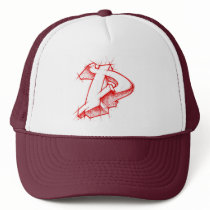Graffiti 3d style - Arrowmade D - Trucker Hat