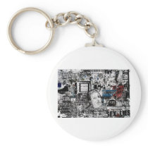 Graffiti 6c keychains
