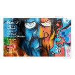 Graffiti Art Bumper Sticker Business Card Template