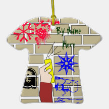graffiti art Christmas Ornament