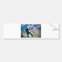 Graffiti Atrist at work Bumper Sticker