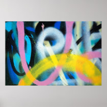 graffiti background detail poster