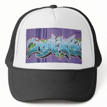 Graffiti, Berlin, Germany Mesh Hat
