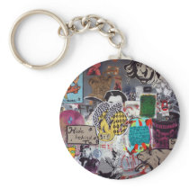 Graffiti, Berlin, Germany Key Chain